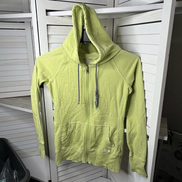 Under Armour Storm Full Zip Women's Hoodie XS Green AllSeasonGear 2013 HTF Color - Picture 1 of 7